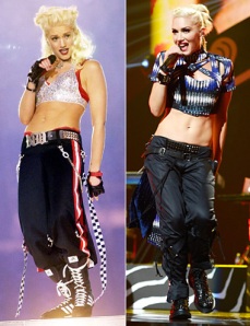 Gwen Stefani then and now