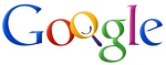 google logo with magnifying glass