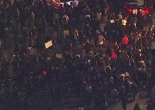 2016 election result protest in Oakland, CA